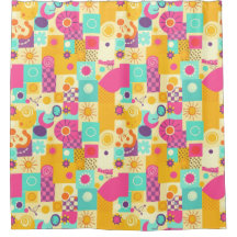 Téméraire Retro rideau de douche - 90s charme colo