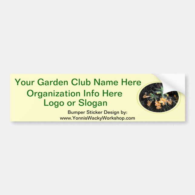 Temescal Wild Flower Bumper Sticker (Front)