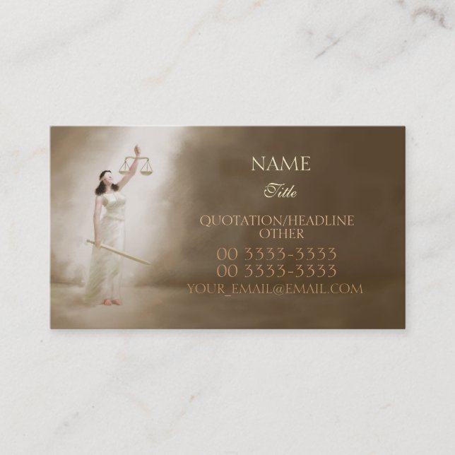 Temis Law Fine Art Business Card (Front)