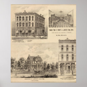 Temme and Schnittger, Manufacturers, Minnesota Poster