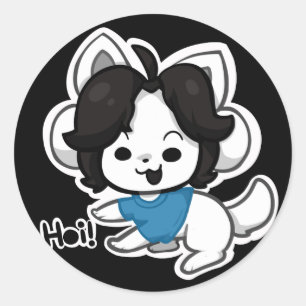 temmy classic round sticker