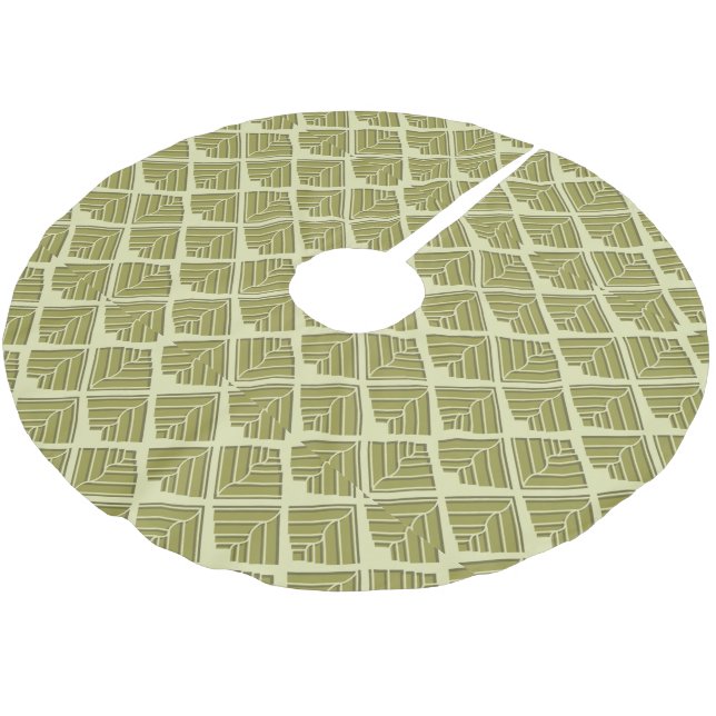 Temp Brushed Polyester Tree Skirt (Angled)