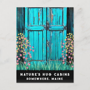 *~* temp door holiday postcard