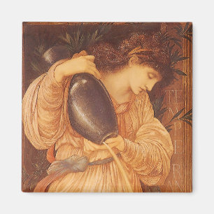 Temperantia by Burne Jones, Vintage Victorian Art Magnet