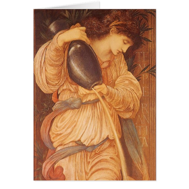 Temperantia by Sir Edward Coley Burne-Jones (Front)