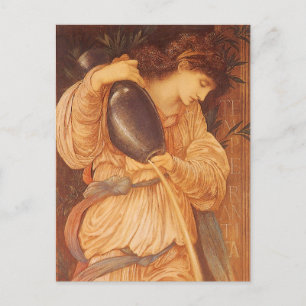 Temperantia by Sir Edward Coley Burne-Jones Postcard