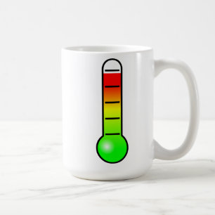 Temperature Thermometer Coffee Mug