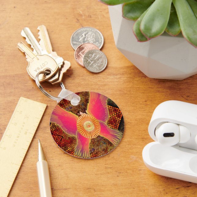 Tempered by Fire: Transformation's Crucible Keychain (Desk)