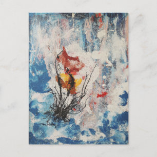 Tempest -Abstract by Gene Foltuz Mini Print Postcard