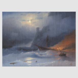 Tempest by Ivan Aivazovsky Tissue Paper