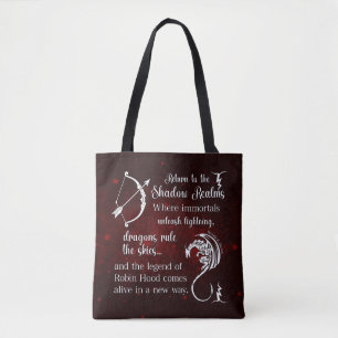 Tempest of Shadows Brenda K Davies Tote Bag