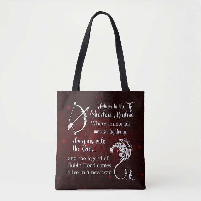 Tempest of Shadows Brenda K Davies Tote Bag (Front)