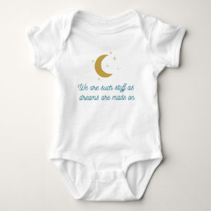 Tempest Shakespeare Quote Baby Bodysuit