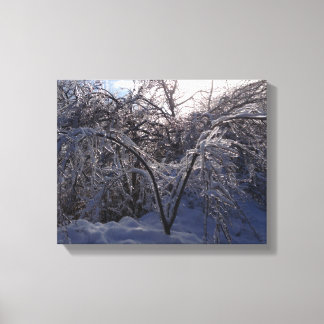 Tempête de glace - toile photo Art Imprimer Michig
