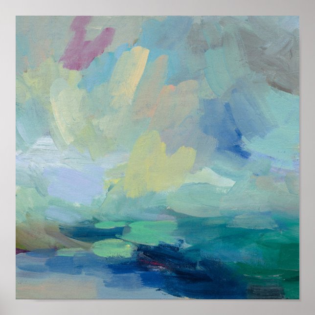 Tempête I impression Abstraite | Silvia Vassileva (Devant)