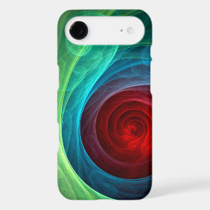 Tempête rouge florale moderne motif de couleur abs