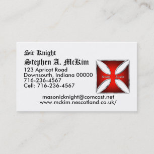 Templar Business Card Template