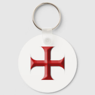 Templar Cross Keychain