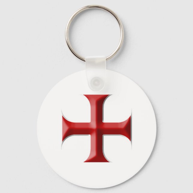 Templar Cross Keychain (Front)