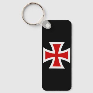 Templar cross keychain