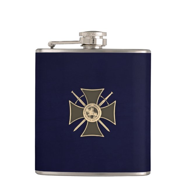 Templar Hip Flask (Front)