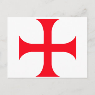 Templar red cross postcard