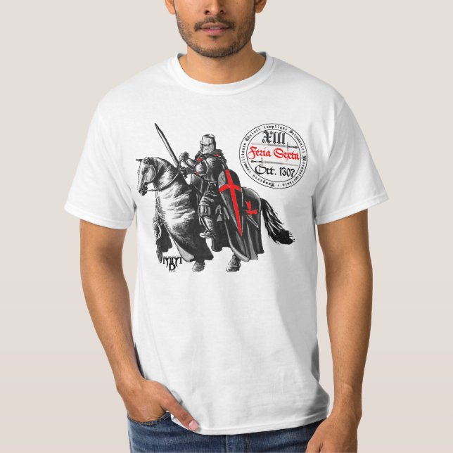 Templarii Friday 13 T-Shirt (Front)