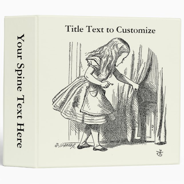 Template Alice Looking for the Door Binder (Front/Spine)