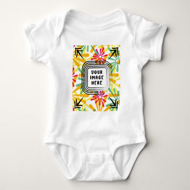 Template Baby Jersey Bodysuit (Front)