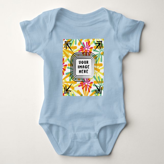 Template Baby Jersey Bodysuit (Front)