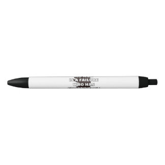 template black ink pen