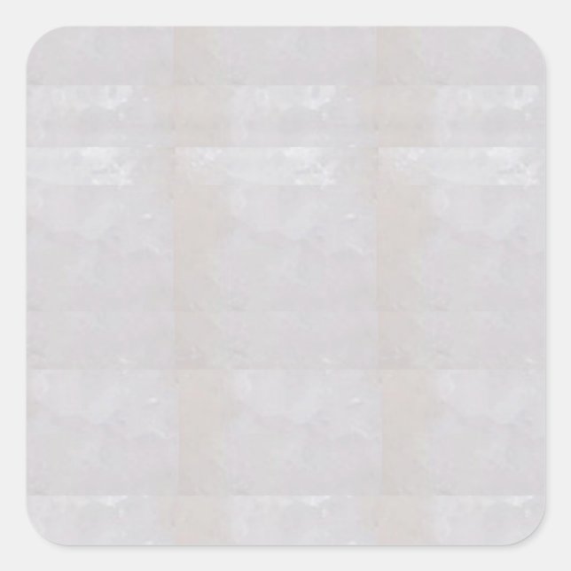 Template Blank Add your image text elegant Crystal Square Sticker (Front)