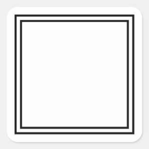 Template Blank ..  Add your image text here Square Sticker