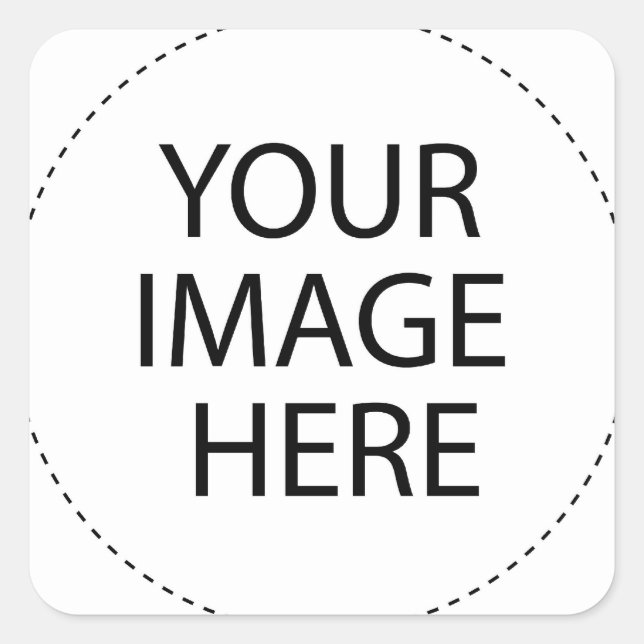 Template Blank ..  Add your image text here Square Sticker (Front)