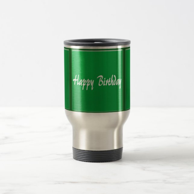 TEMPLATE Blank DIY easy customize add TEXT PHOTO Travel Mug (Center)