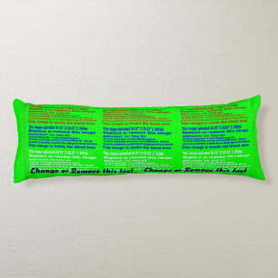 Template Body Pillow View About the Design