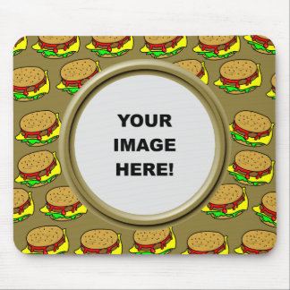 Template, Burger Border Mouse Pad