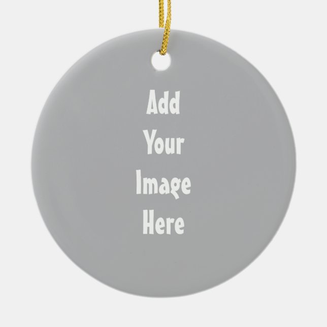 template ceramic ornament (Front)