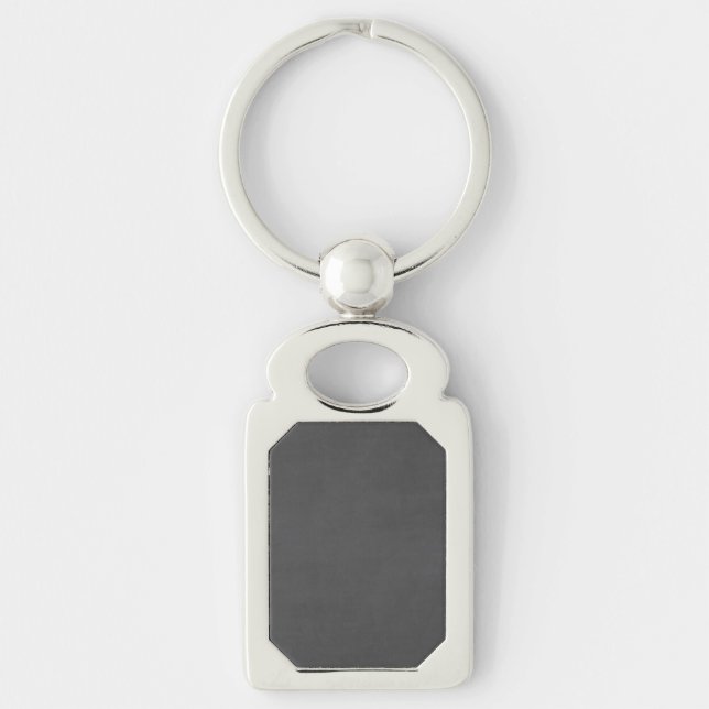 Template - Chalkboard Background Customize Keychain (Front)