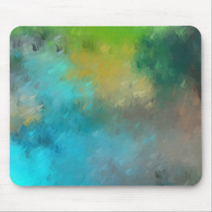Template Colourful Abstract Art Elegant Trendy Mouse Pad