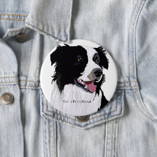 Template Create Your Own Pet and Text or Just Text 4 Inch Round Button