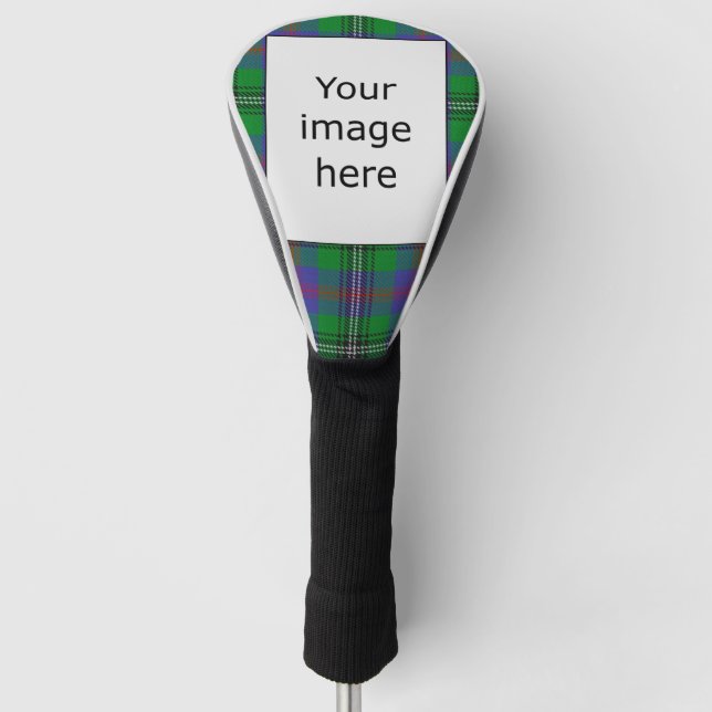 Template - Crest + Tartan Golf Head Cover (Front)
