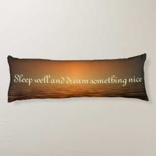 Template - Custom your text, image & background Body Pillow