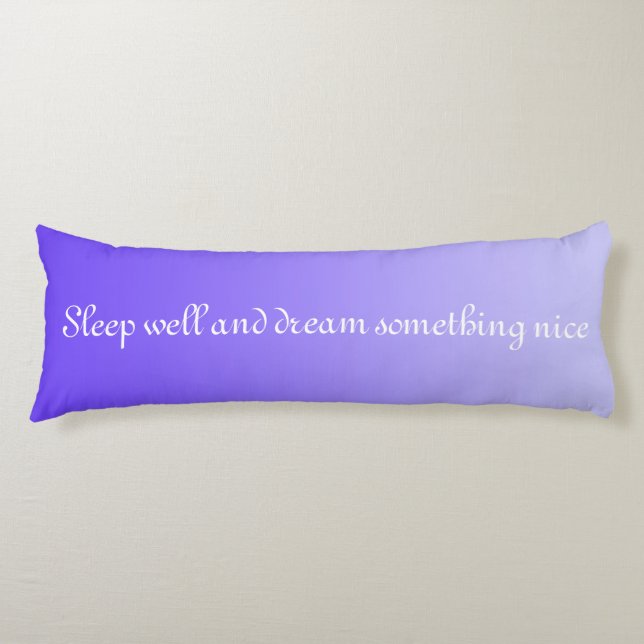 Template - Custom your text, image & background Body Pillow (Front)