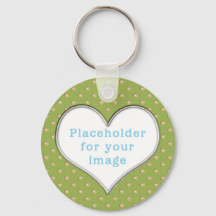 Template "Cute Flowers" Keychain