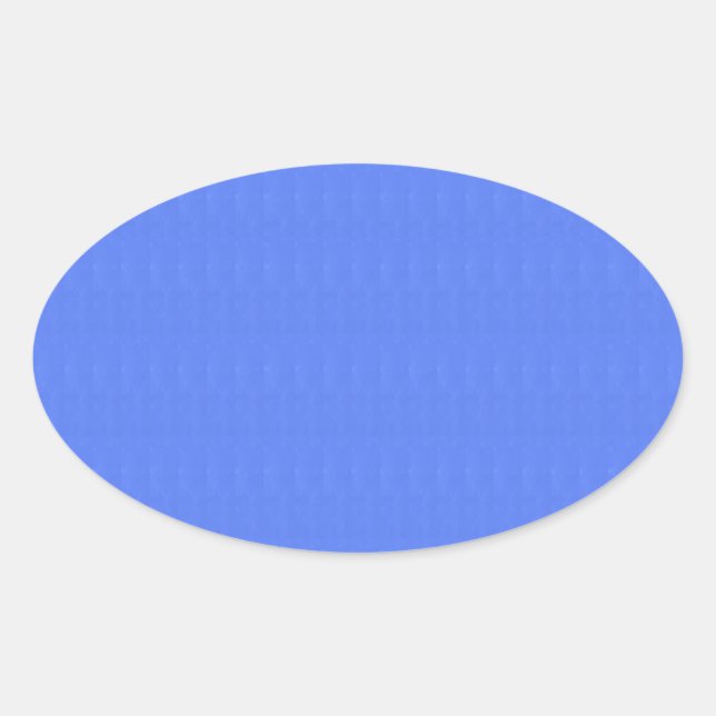 Template DIY Blanks 5 shades n Textures of Blue Oval Sticker (Front)