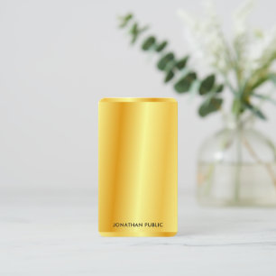 Template Faux Gold Metallic Look Custom