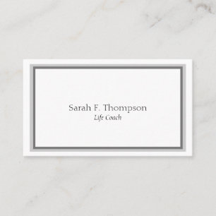 Template Life Coach Simple Neat & Clean - Business Card