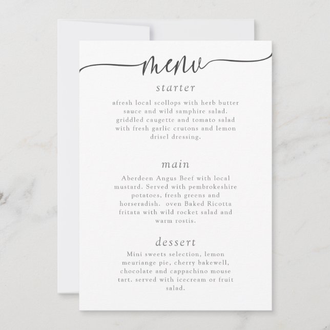 TEMPLATE MENU 9, (Front)