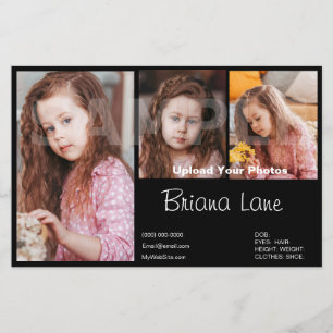 Template Model Comp Headshot Childrens Zed